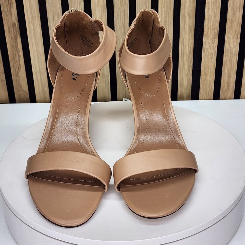 Style & Co Women’s Nude Ankle Strap Heeled Sandals – Size 12M - Picture 7 of 10